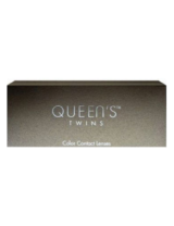 QUEEN'S TWINS μηναίοι έγχρωμοι φακοί επαφής contact lenses monthly replacement