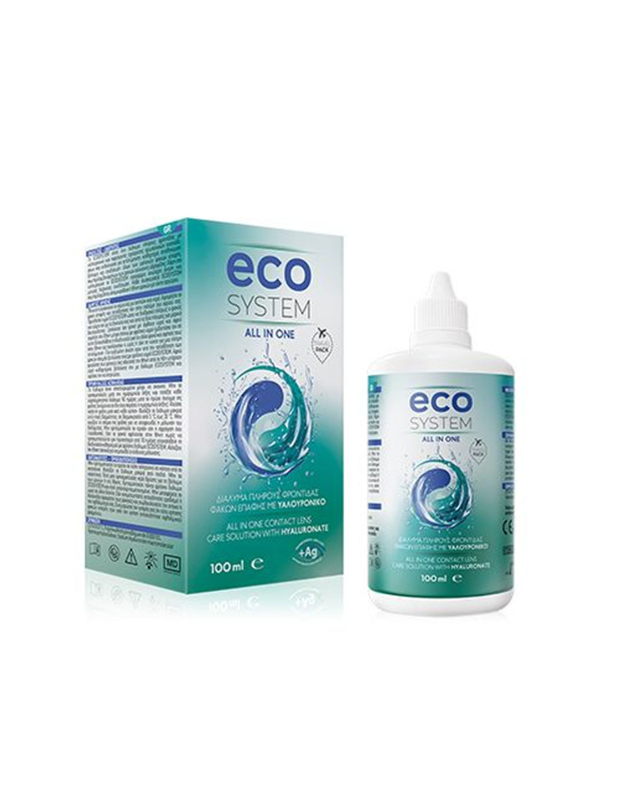 EcoSystem Travel Size 100ml υγρό φακών επαφής