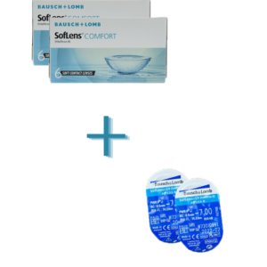 Bausch and Lomb Soflens 2 κουτιά + 2 τεμάχια δώρο