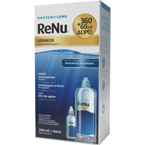 Bausch & Lomb ReNu 360ml & Δώρο Travel Size 60ml υγρό φακών επαφής