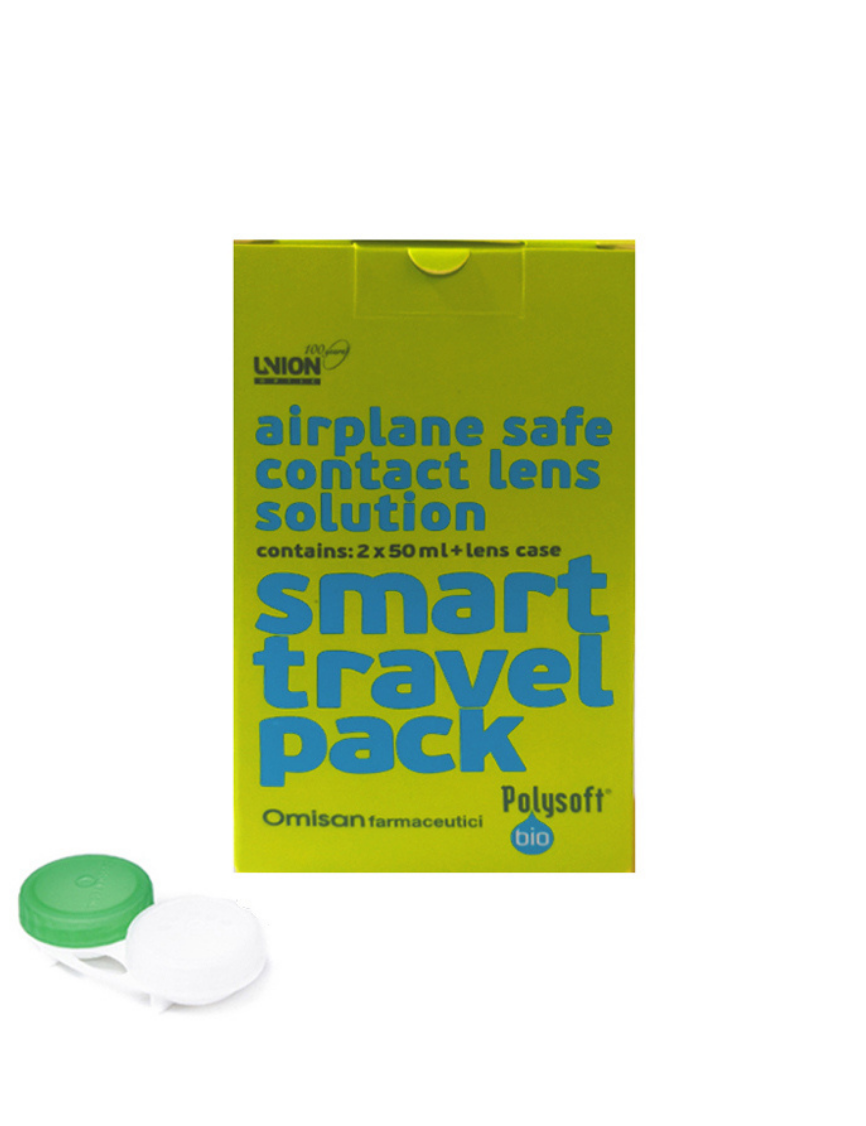 Polysoft Bio Smart travel pack 2x50ml υγρό φακών επαφής