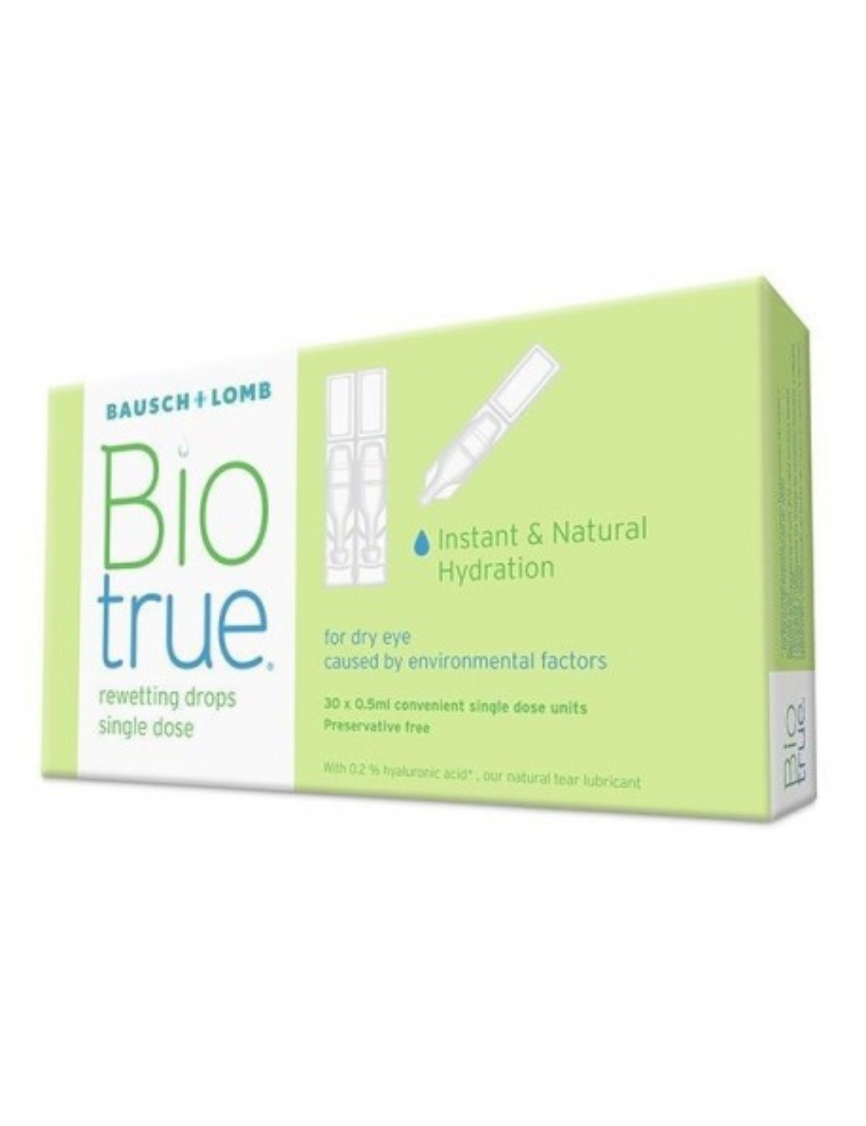 Bio True Οφθαλμικές σταγόνες 30x0.5ml