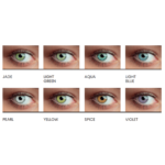 QUEEN'S SOLITAIRE τριμηνιαίοι φακοί επαφής 3 month replacement contact lenses