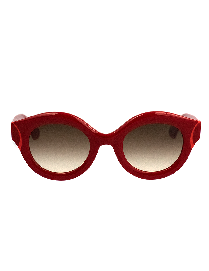 ZOCO LIRA RDRD γυαλιά ηλίου γυναικεία κόκκινα στρογγυλά